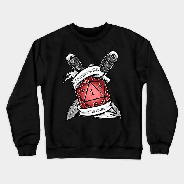 Critical Fail Dice Crewneck Sweatshirt by HannahPalmerArt